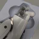 Vankoo 2 in 1 Dog & Cat Nail Clippers & Trimmers with LED Lights, Splash Guard - Pet Hair Trimmer for Around Paws, Ear, Eye,Face, Rump Rechargeable & IPX7 Waterproof Grooming Supplies for Dog, Cat (White)