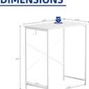 Pamray 23 Inch Computer Desk for Small Spaces, Home Office Work Desk with Headphone Hook, Small Office Desk Study Writing Table