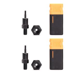 A Series Hand Rivet nut Gun Mandrel and Nose Pieces Accessary(SAE 6-32, 2 Pack)