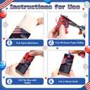Cinnvoice 24 Set Bulk 4th of July Party Favors Gifts Patriotic Duck 250th Anniversary Independence Day Duck Mini Resin Ornaments Memorial Day Party Decor