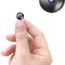 Only 0.9 inch Hidden Camera with Audio/Video Mini Small Spy Cameras Home Indoor Use Cam Night Vision Motion Detection Baby Monitor Wireless Outdoor Nanny espias ocultas WiFi Security Secret (1440p)