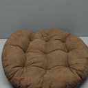 Floor Pillows Cushions 16" Round Chair Cushion Circle Stool Cushion Garden Patio Home Kitchen Office Seat Cushion for Yoga Living Room Sofa Balcony (Khaki)