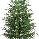 Norfolk Pine Christmas Tree Real Touch Faux Holiday Tree with Pot, Realistic Indoor Outdoor Decoration for Entryway, Living Room, Office, Apartment (4FT- 1Pack)