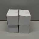 48 Pack Sublimation Blanks Coasters Bulk, 4 Inch Glossy White Glazed Ceramic Tiles Bulk with Cork Backing Pads, Heat Transfer Cup Mat for DIY Crafts Home Kitchen Decor (Square 48PCS)