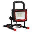 LED Work Light 30W, HYCHIKA Job Site Lights 3000LM, IP65 Waterproof, 360°Rotation with Stand Foldable Construction Spotlight, 6500K Daylight White Suitable for Camping, Workshop