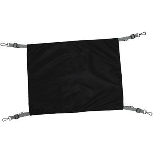 Happyyami 1pc Nylon Cat Hammock Breathable Hanging Bed for Small Pets Comfortable Wear-Resistant Design for Indoor Outdoor Use Cat Swing Nest (43X57CM, Black)