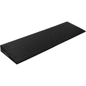 GANSNAY Threshold Ramp for Doorways 2" Rise- Odorless Indoor Entry Ramp- Non-Slip& Cuttable Handicap Ramp for Wheelchairs, Robot Vacuum Cleaners, Scooters, Strollers- Black- 2″Rise (31.5″×8.7″)