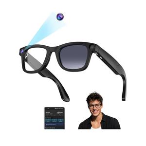 AI Smart Glasses with Camera - 1080P Video & 8MP Camera, Voice Control, Recording Glasses with AI Assistant, Object Recognition, for Travel, Conferences & Vlogging