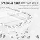 2 x Surace Bling Apple Watch Case with Screen Protector Compatible with Apple Watch Series 11 Series 10 42mm, Crystal Diamond Overall Protective Case Face Cover Bumper 42mm, Clear