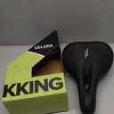 Velmia Bicycle Saddle - Comfortable Saddle for Men and Women - 3 Zone Concept - Waterproof Bicycle Seat with Ergonomic Design