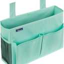Surblue Caddy Hanging Organizer Bedside Storage Bag for Bunk and Hospital Beds, Green, Small