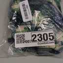 MONNURO Womens Plus Size Tops V Neck Plaid Shirts Summer Short Sleeve Work Casual Blouses, 4X