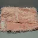 Goolela Pink Fluffy Fur Rug Fuzzy Furry Faux Sheepskin Pink Carpet 2x3 for Girls Bedroom Bedside Playroom Small Decor Cute Plush Washable Rectangle