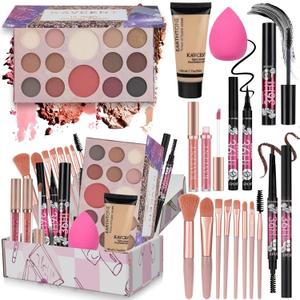 Makeup Kit for Teens Women Full Kit Makeup Sets for Women Foundation Eyeshadow Makeup Gift Set for Teen Girls Christmas Makeup kits for Teenagers 10-12