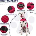 Dog Anxiety Vest and Shirt, Skin-Friendly Calming Shirt - Thunder Jacket for Pet Vet Visits - Dog Jacket for Thunder, Fireworks, Anti Anxiety Vest for Pet Without Medicine & Training, Large
