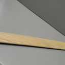 Raytano 3.5" W×36" L Solid Oak Floor Transition Strip,5/16" Overlaps and Transitions a 5/16" Height Difference, Wood Threshold for Tile Carpet Wood Laminate Vinyl Flooring (3.5" W, 36" L)