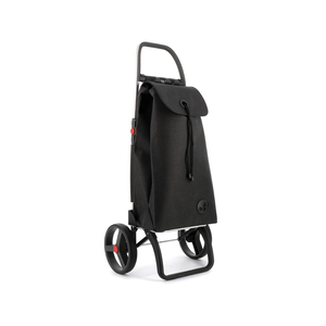 Foldable Grocery Shopping Cart with Wheels | Collapsible Personal Folding Cart for Groceries | Durable & Portable | Black
