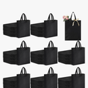 Amylove 80 Pcs Non Woven Tote Bags Bulk Large Reusable Gift Bag Reusable Grocery Bags, 15 x 11. 8 x 4 Inches