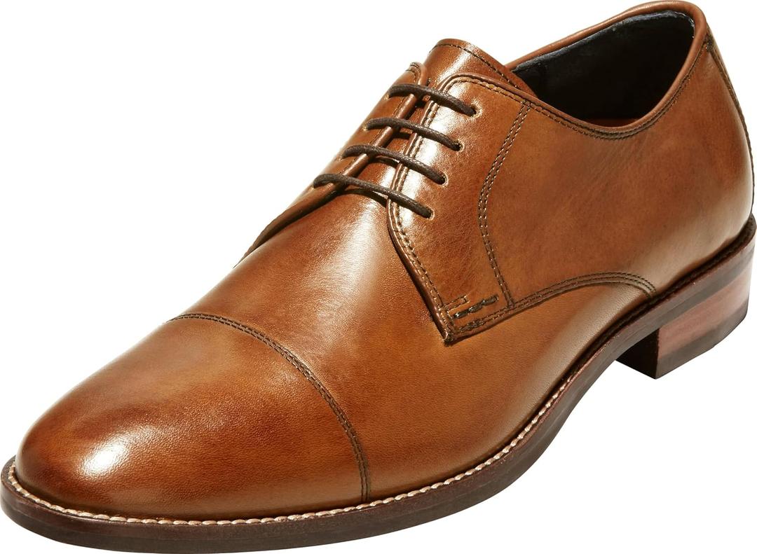 Cole Haan mens Lenox Hill Cap Oxford, British Tan, 10.5 US