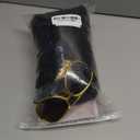 70s Black Afro Wig For Men With Glasses Chain And Mustache