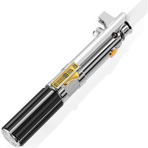 RGB Dueling Lightsaber, Motion Control 39 Sets Sound Effects and 12 Colors Change, Smooth Swing Metal Handle Light Saber for Adults, Boys Cosplay Gifts (RGB)