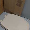Bemis 1500EC 068 Toilet Seat with Easy Clean & Change Hinges, 1 Pack Elongated, Fawn Beige