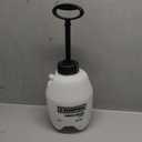 Chapin 16100 1-Gallon Made in USA Garden Pump Sprayer with Ergonomic Handle, Trigger Shut Off, Adjustable Cone Nozzle and in-Tank Filter, for Spraying Weeds, Insects, Fertilizers, Translucent White
