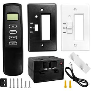 Bxmgr Upgraded Fireplace Remote Control Kit,Compatible with Skytech Majestic Ambient Empire Monessen Vermont Monessen Millivolt Valve Fireplace Stove with Thermostat On/Off Control Remote Receiver