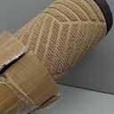 Smiry Front Door Mat Outside Entrance, Heavy Duty Sturdy Natural Rubber Doormat, Trap Dirt and Moisture, Easy Clean Low Profile Mats for Indoor Outdoor Entry, Irregular Triangle (71x47, Coffee)