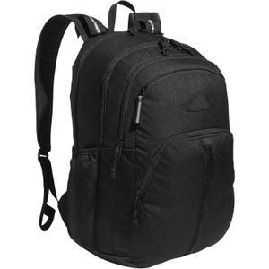adidas Prime Backpack for Work, Travel Bag for Women and Men with Padded Compartment for Laptop (One Size, Black)