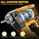 LIVOWALNY Handheld Concrete Vibrating Tool Compatible with Dewalt 20V Battery (No Battery), 600W Cordless Electric Concrete Vibrator with 3.8ft Shaft Rod,6000RPM Portable Vibrarator Remove Air Bubble