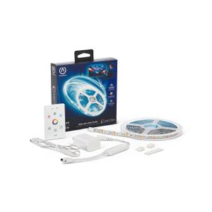 PowerA Lumectra 18FT RGB LED Light Strip with Control Remote, Music Sync Color Changing Light Strip