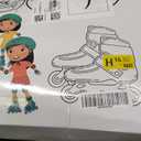 Adjustable Inline Skates for Kids and Teens Ages 4-16, All 8 Wheels of Inline Roller Skates Light Up, Safe and Fun Illuminating for Outdoor Indoor Sports (Large - Youth (4Y-7Y US), Black)