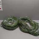 WBHome 2 PCS 9FT Real Touch Norfolk Pine Christmas Garland, Winter Greenery Garland for Christmas, Holiday Seasonal Outdoor/Indoor Home Decor