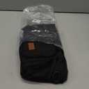 Femuar Reusable Lunch Box for Men/Women - Insulated Lunch Bag Leakproof Lunchbox for Work Office Picnic Beach - Freezable Lunch Cooler Bag with Adjustable Shoulder Strap - Black (Medium Size)