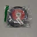 2 Pack - Solid Rubber Flat Free Tire 6" x 1.5" Hand Truck Wheel - 1.25" Offset Hub  5/8" Axle - 350 lbs Capacity