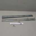 LONTAN 1 Pair 22 Inch Side Mount Soft Close Drawer Slides 3 FOLD Full Extension Drawer Glides - 4502S3-22 Heavy Duty Ball Bearing Cabinet Rails with Rear Mounting Brackets 100 LB Capacity