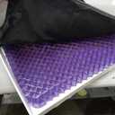 Purple Royal Seat Cushion, Portable 2 Inch Gel Seat Cushion, GelFlex Grid