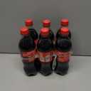 Coca-Cola Soda Soft Drink Bottles, 16.9 fl oz, 6 Pack (EXP 06/22/26)