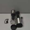 Larger Capacity Electric Salt and Pepper Grinder Set, Rechargeable Salt and Pepper Shakers Set, Kitchen Gadgets Salt and Pepper Mill