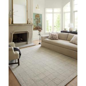 Loloi Chris Loves Julia x Francis Collection FRA-03 Silver/Sky 7'-9" x 9'-9" Area Rug