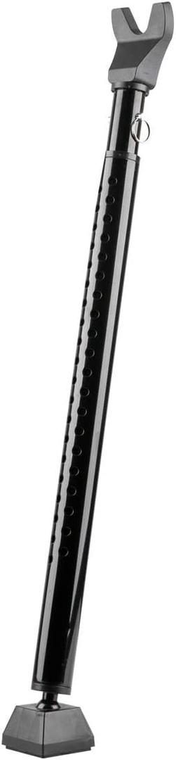 Amazon Basics Door Security Bar, 25-45 inch Adjustable, Security Door Stopper, for Home, Apartment, Hotel, Travel, Black, 1-Pack