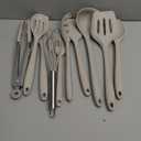 Kitchen Utensil Set - 11 Cooking Utensils - Colorful Silicone Kitchen Utensils - Nonstick Cookware with Spatula Set - Colored Best Kitchen Tools Kitchen Gadgets (Khaki)