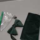 Men's Velvet Bow Tie, Pre-Tied Adjustable Bowties, Silk Black Neckties for Men Women for Party Business Gift