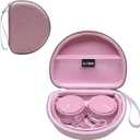 LTGEM Case Compatible with Sony MDR-ZX110 / MDRZX110AP / MDRZX110NC / MDR-ZX310AP ZX Series Wired On-Ear Headphones, Pink(Case Only)