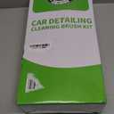 Car Wash Kit, 62'' Car Wash Brush with Long Handle, Soft Bristle Scratch-Free Car Detailing Brush Cleaning Kit, with Wash Mitt Towel Window Squeegee Tire Brush for Car SUV Truck RV Cleaning (Green)