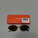 livho 2025 Trendy Oval Sunglasses - Stylish Polarized Shades for Everyday - Retro Metal Frames
