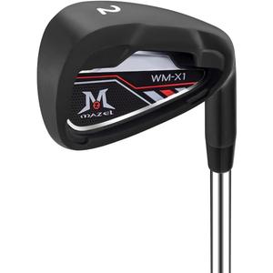 MAZEL WM-X1/2 Individual Men Golf Club Irons Right handed, 2022 Model, Steel, Black, Stiff, club head #2 Iron