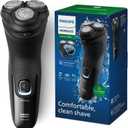 Philips Norelco Shaver 2400 Series, Wet and Dry Electric Shaver, Pop-up Trimmer, P-Cap, Deep Black, Model X3001/90 (Shaver 2000)