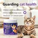 PrimalCat Immune & Eye Support Chews for Cats, Daily Wellness Soft Chews with L-Lysine, Taurine, Beta-Glucan & Colostrum, Supports Healthy Eyes and Immune Function, 90 Count(1pc)